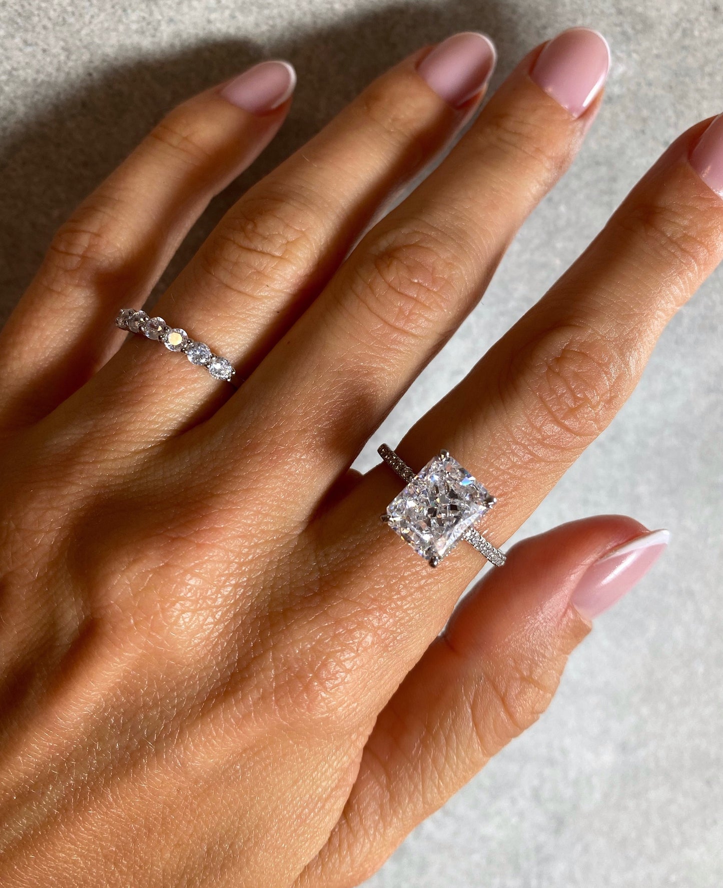 Radiant-Cut ring