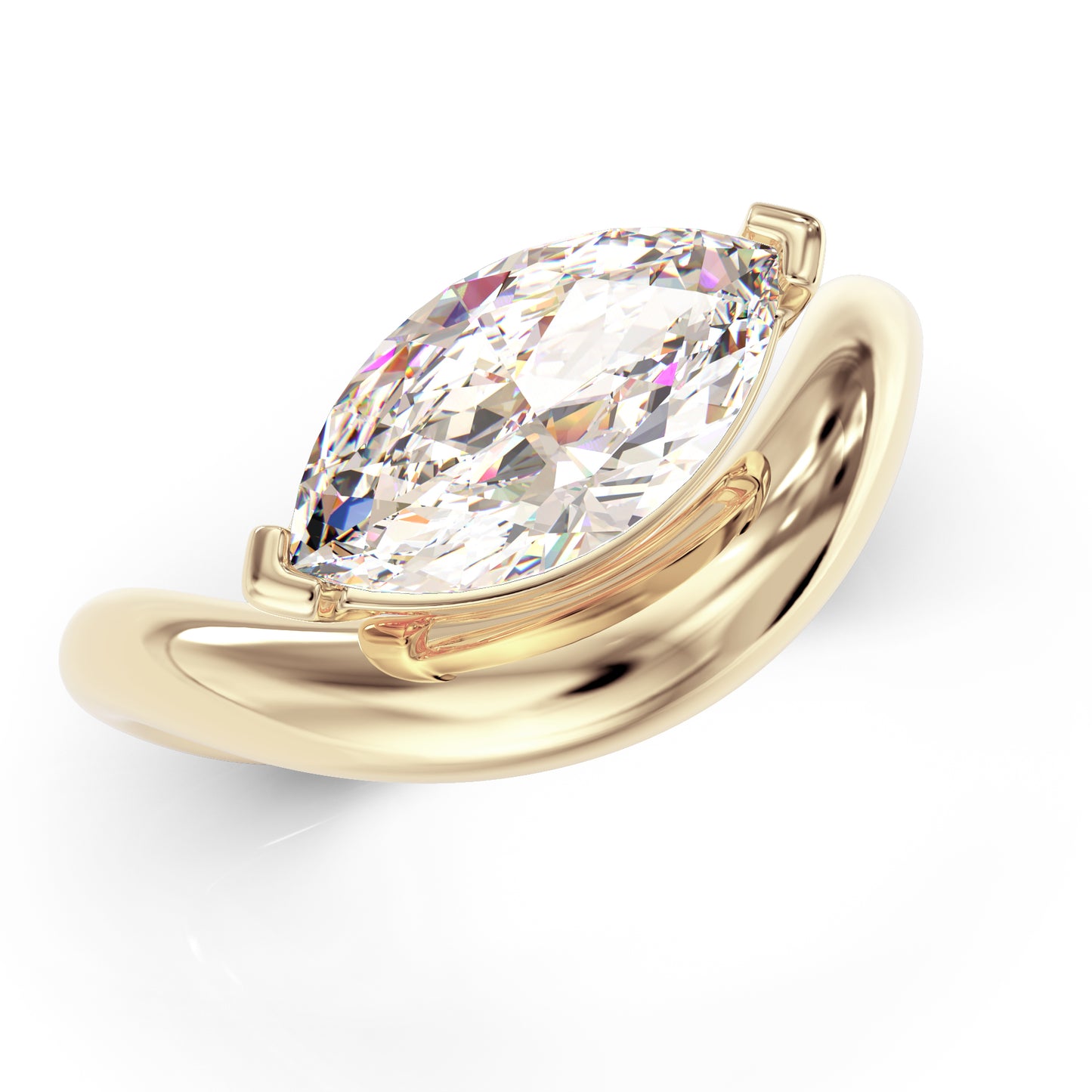Chunky Marquise ring