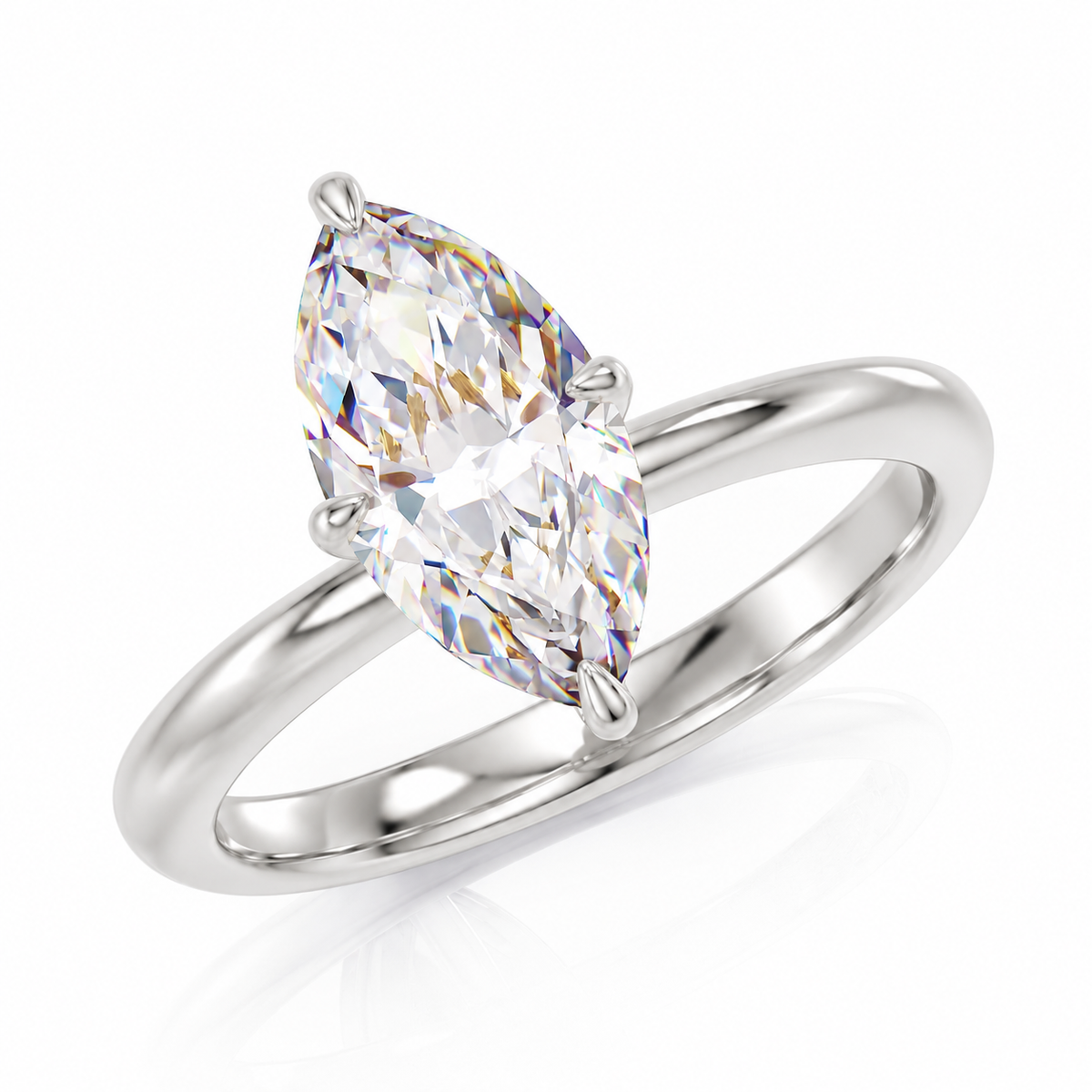 Marquise stone ring