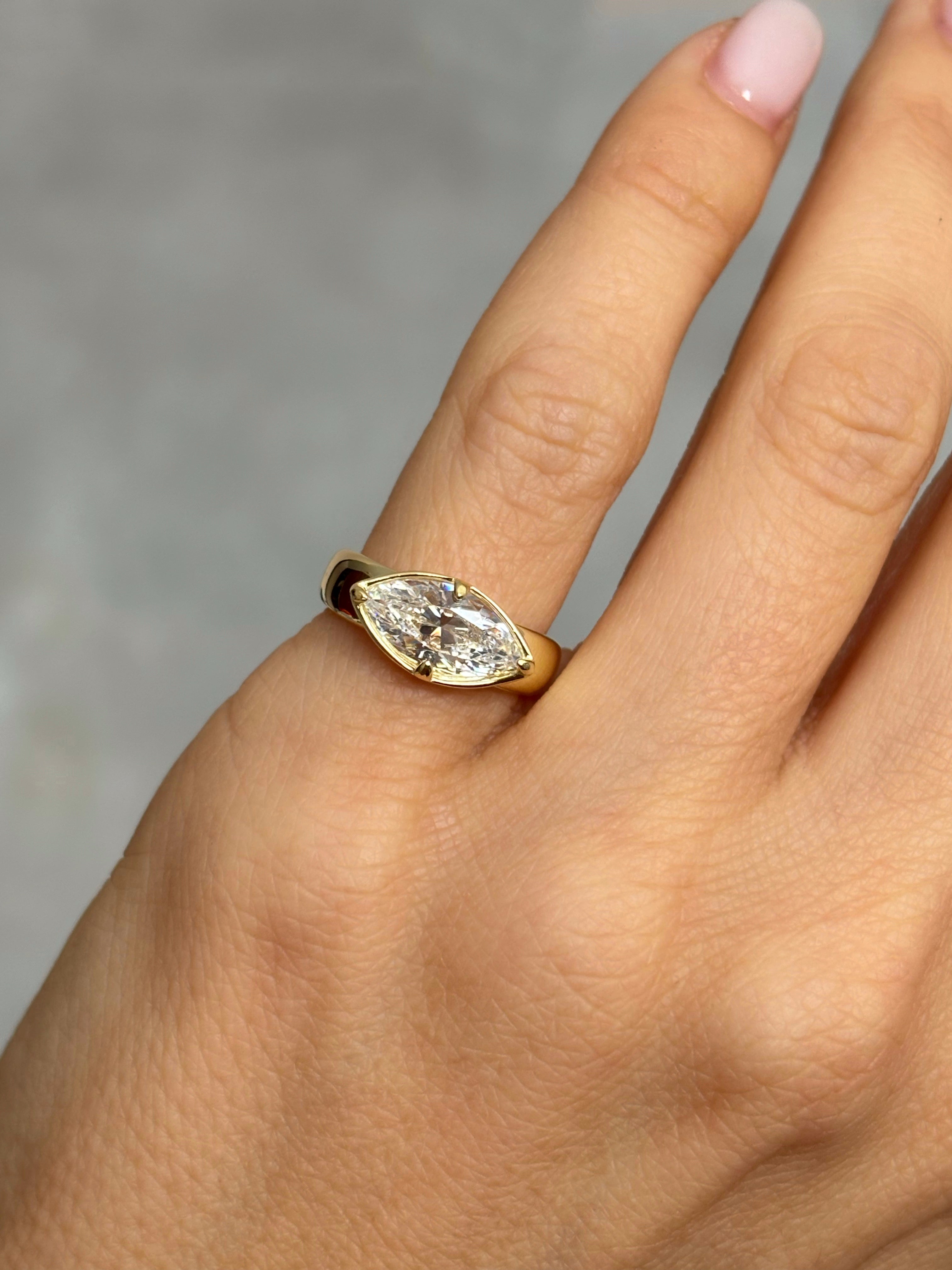 East West Marquise ring