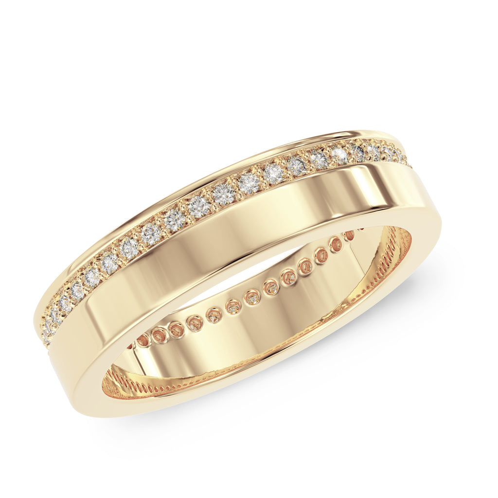 Pave Classic flat band