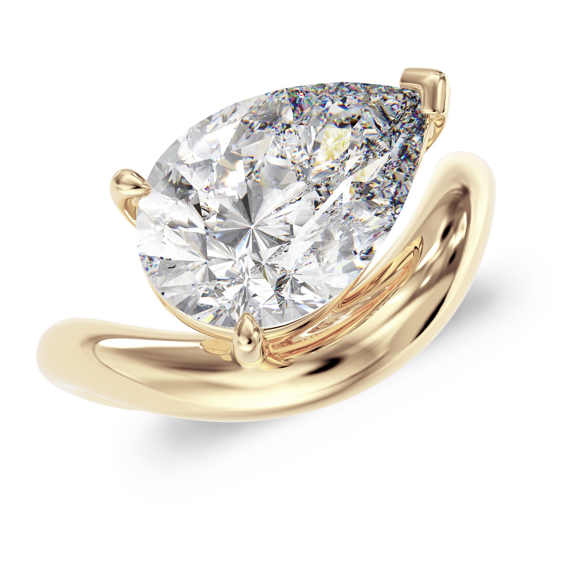 Chunky Pear ring
