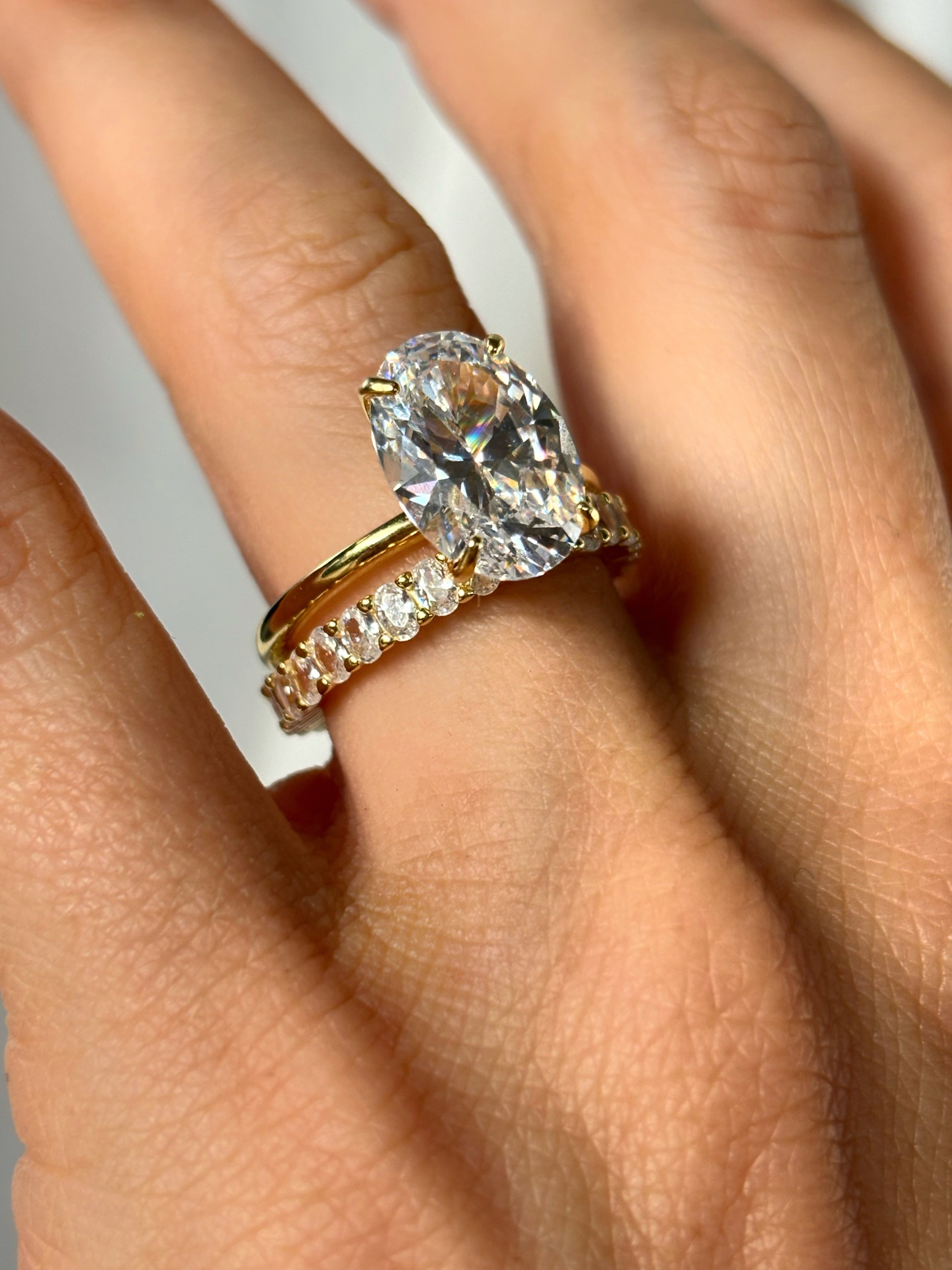 Oval Eternity ring