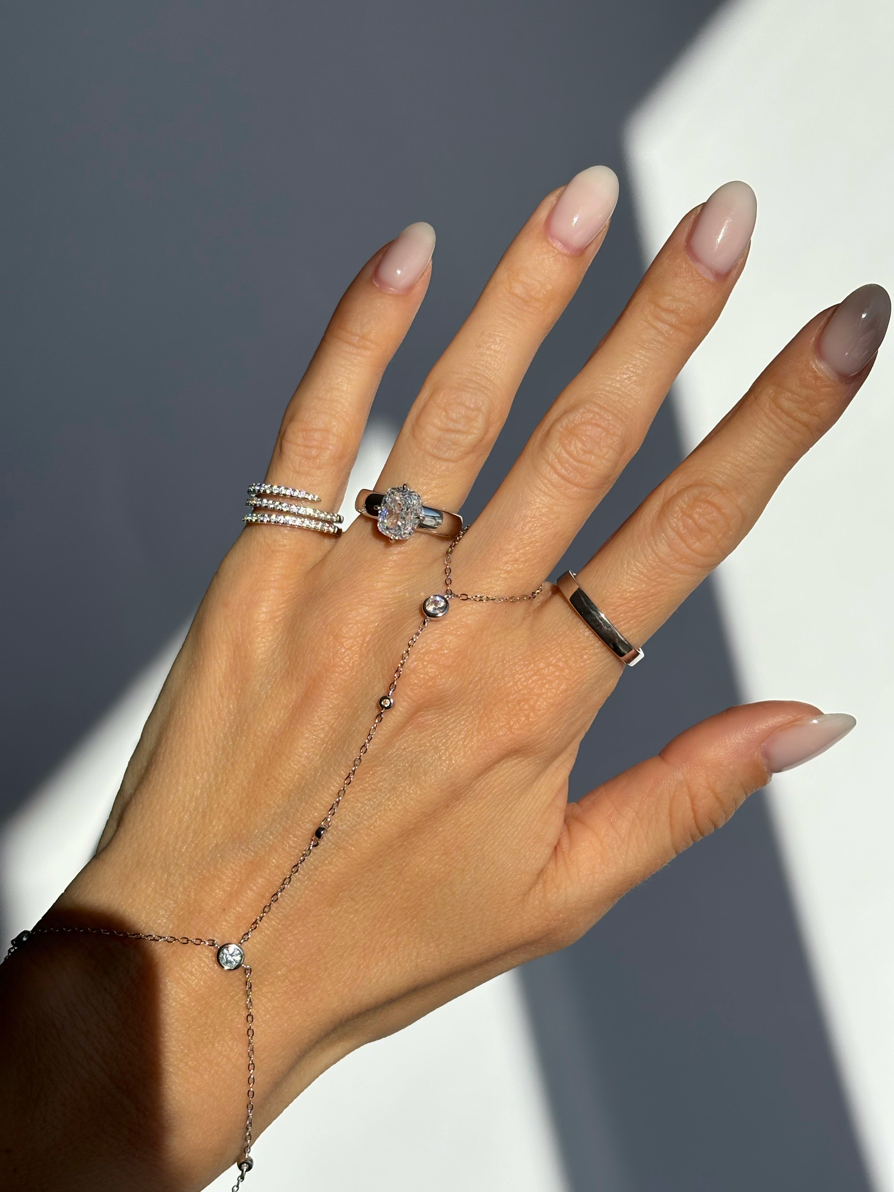 Chunky Cushion stone ring