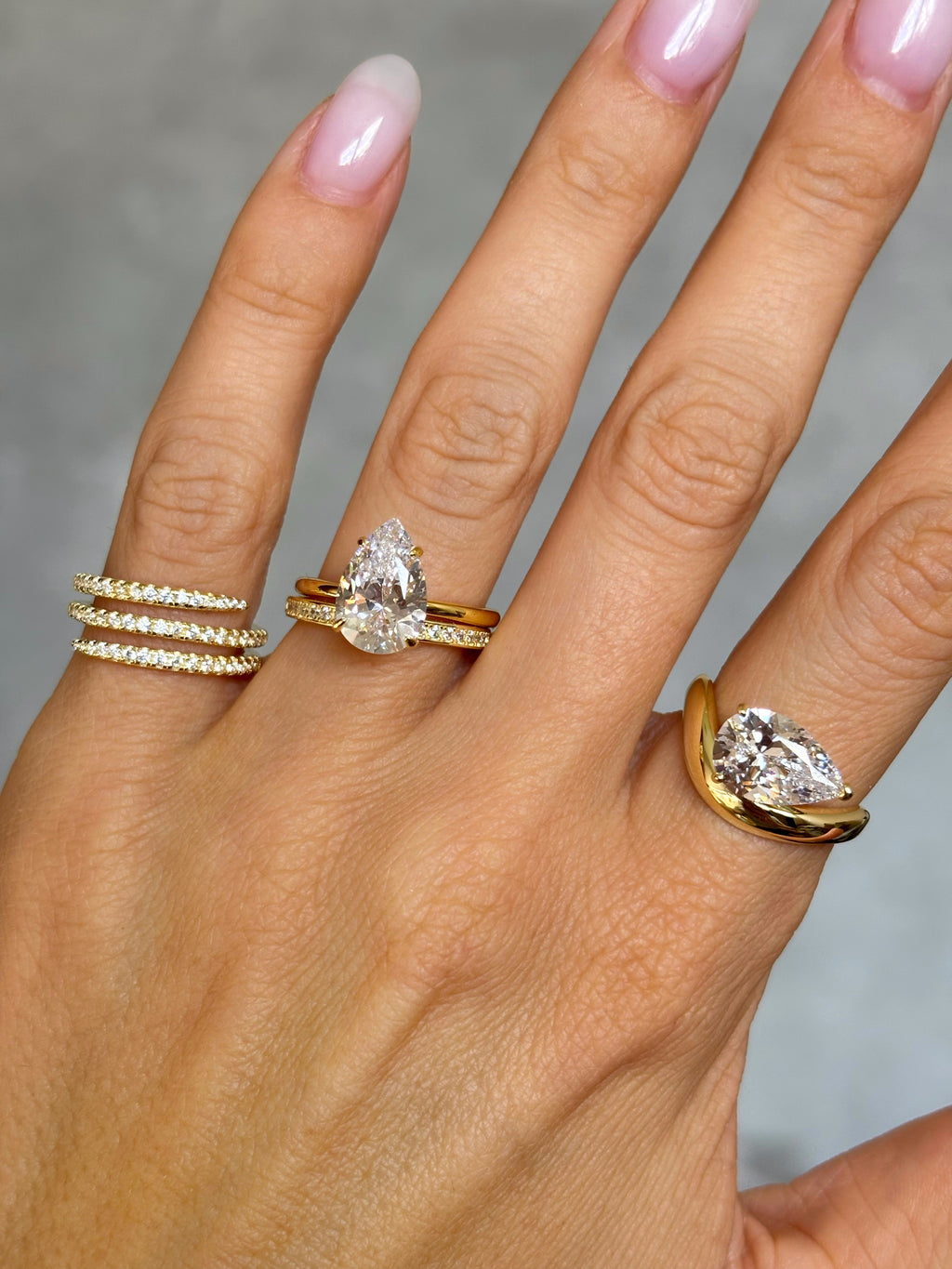 Chunky Pear ring