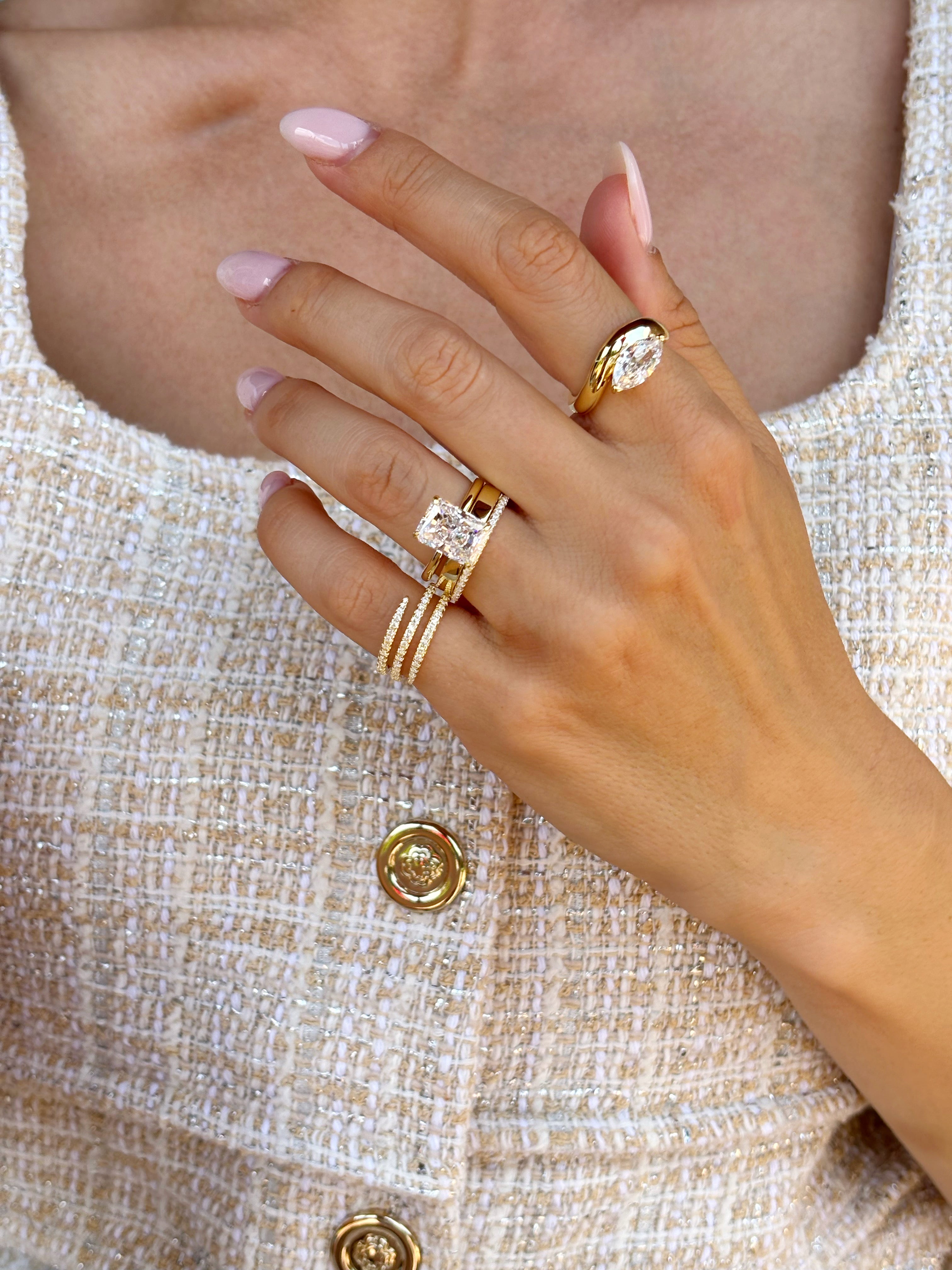 Radiant Cut ring