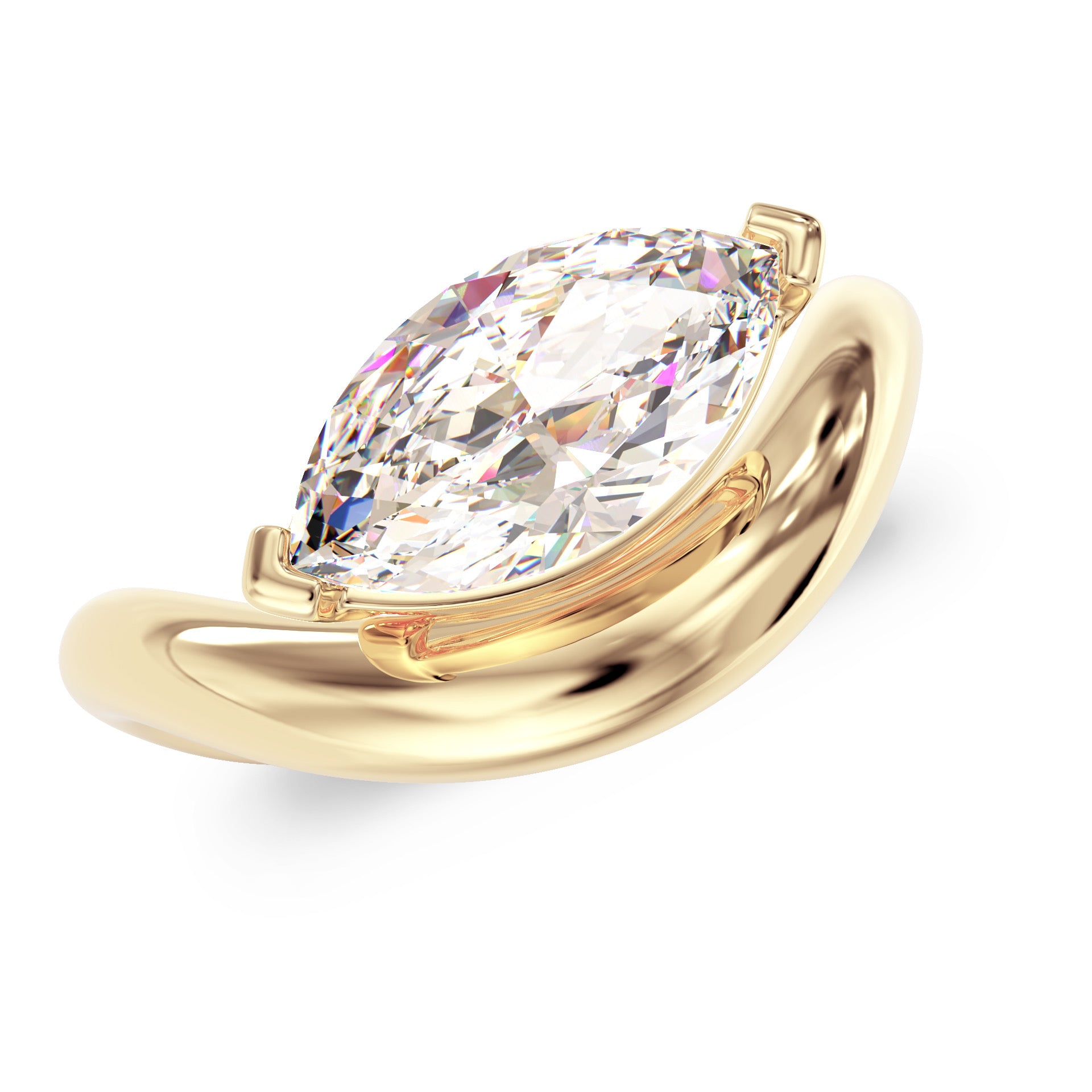 Chunky Marquise ring