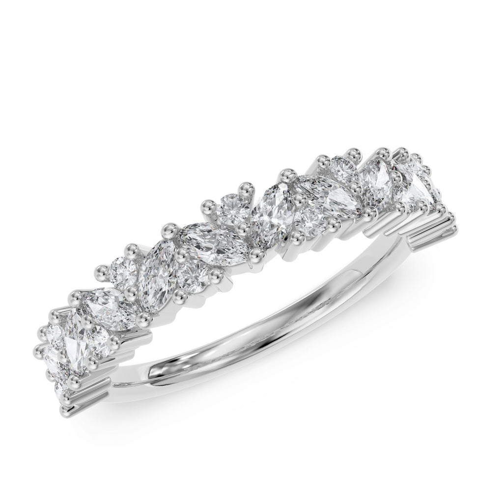 Marquise stone band