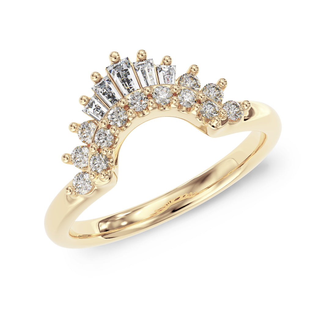 Baguette Crown ring
