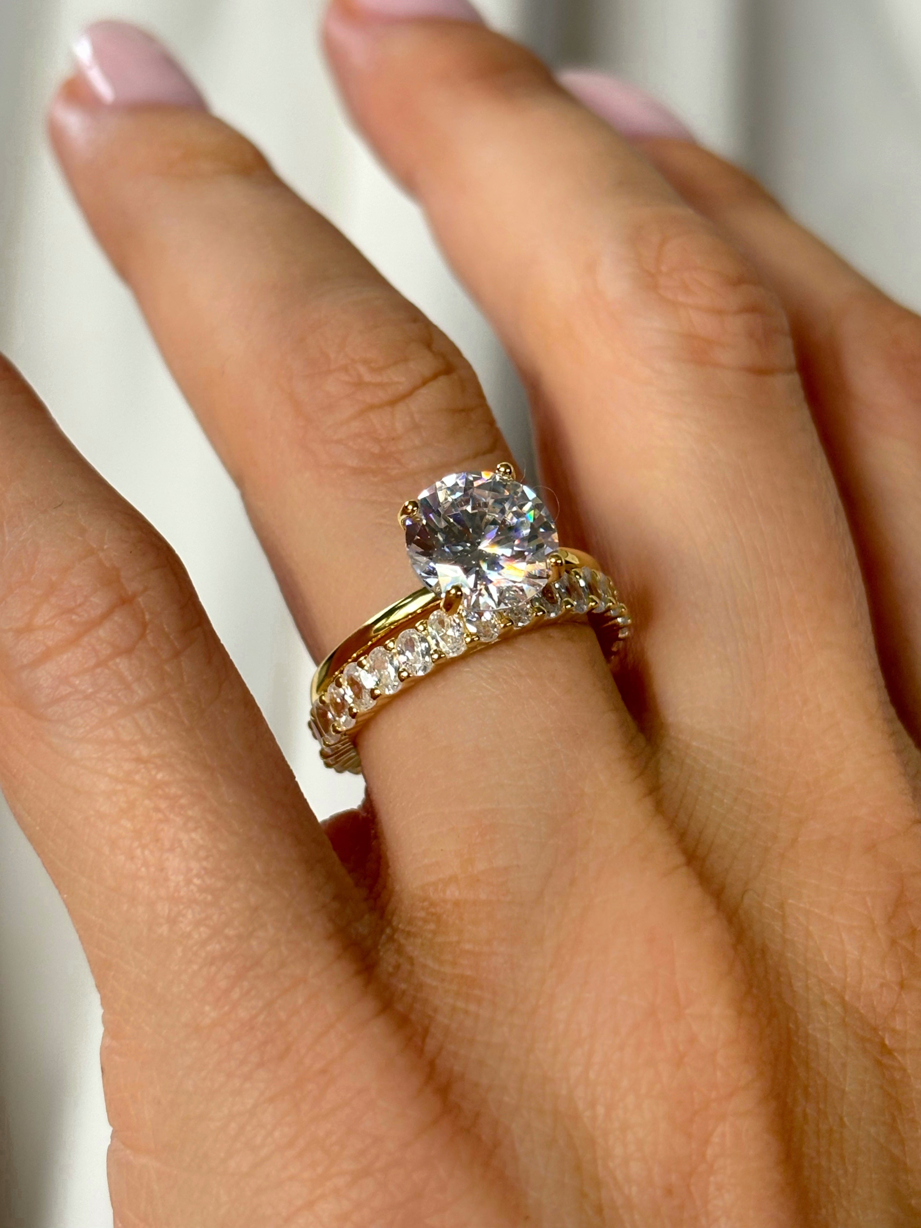 Oval Eternity ring