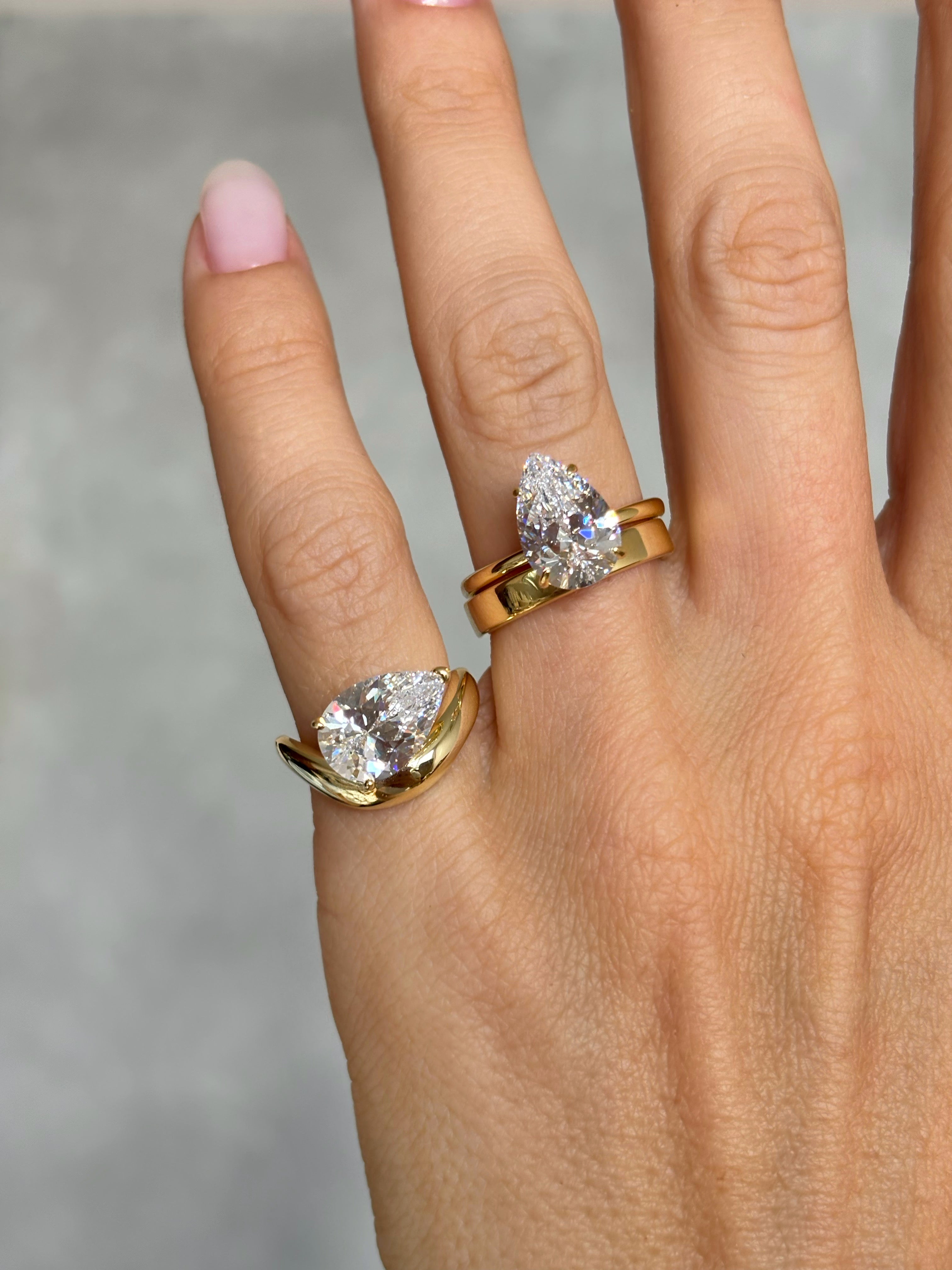 Chunky Pear ring