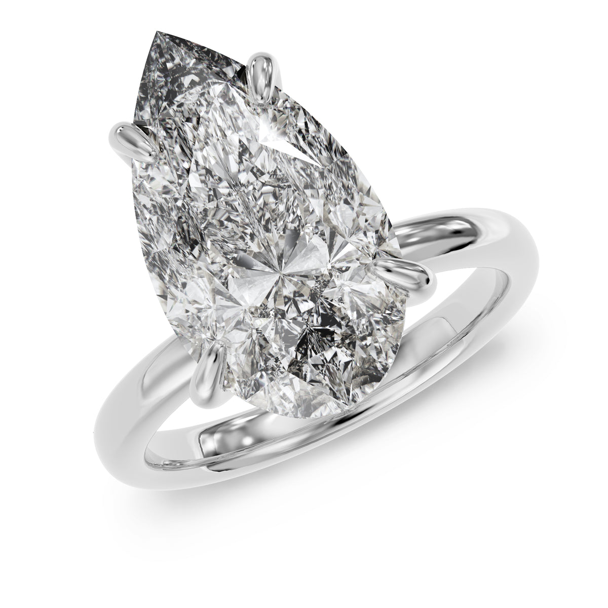 Big Pear stone ring