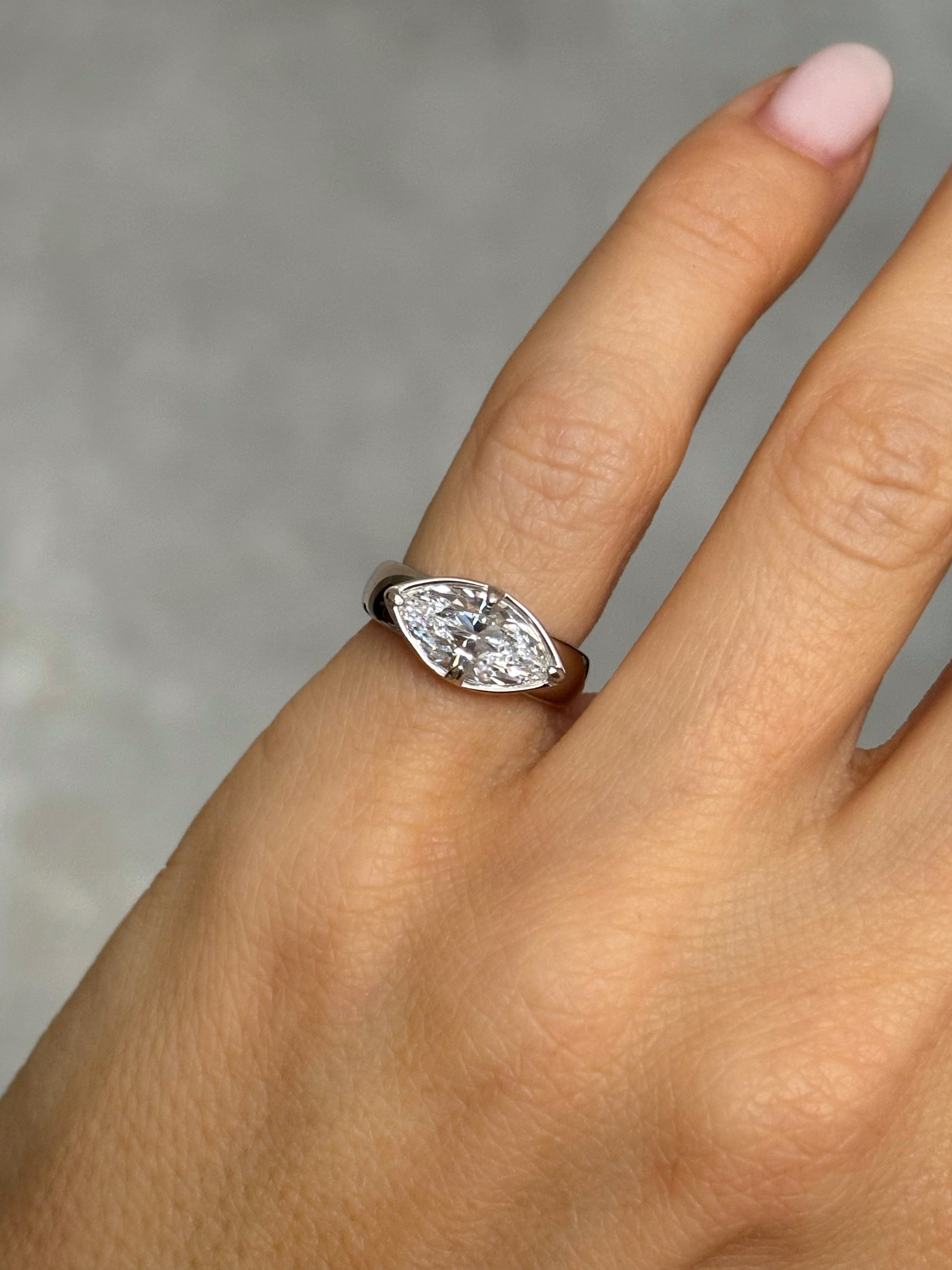 East West Marquise ring