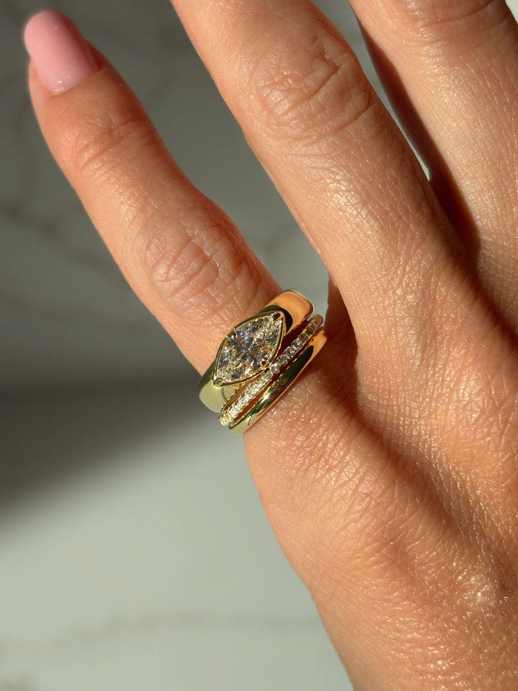 East West Marquise ring