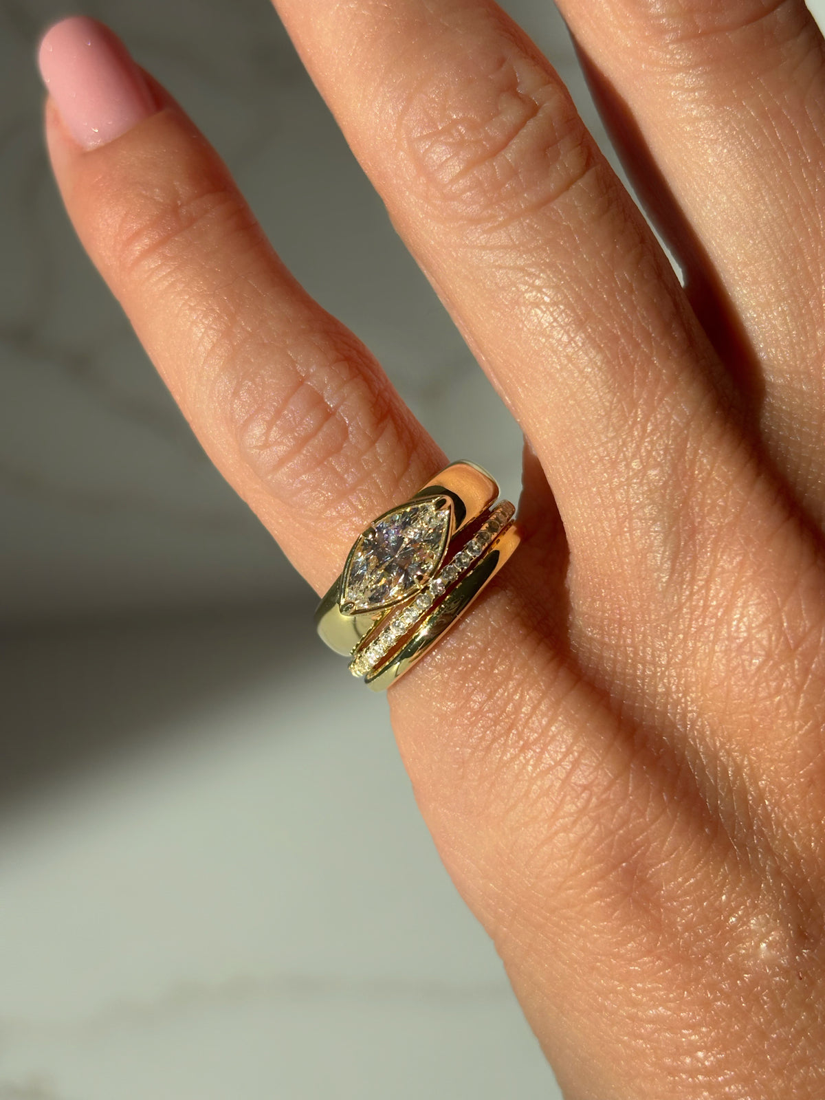 East West Marquise ring