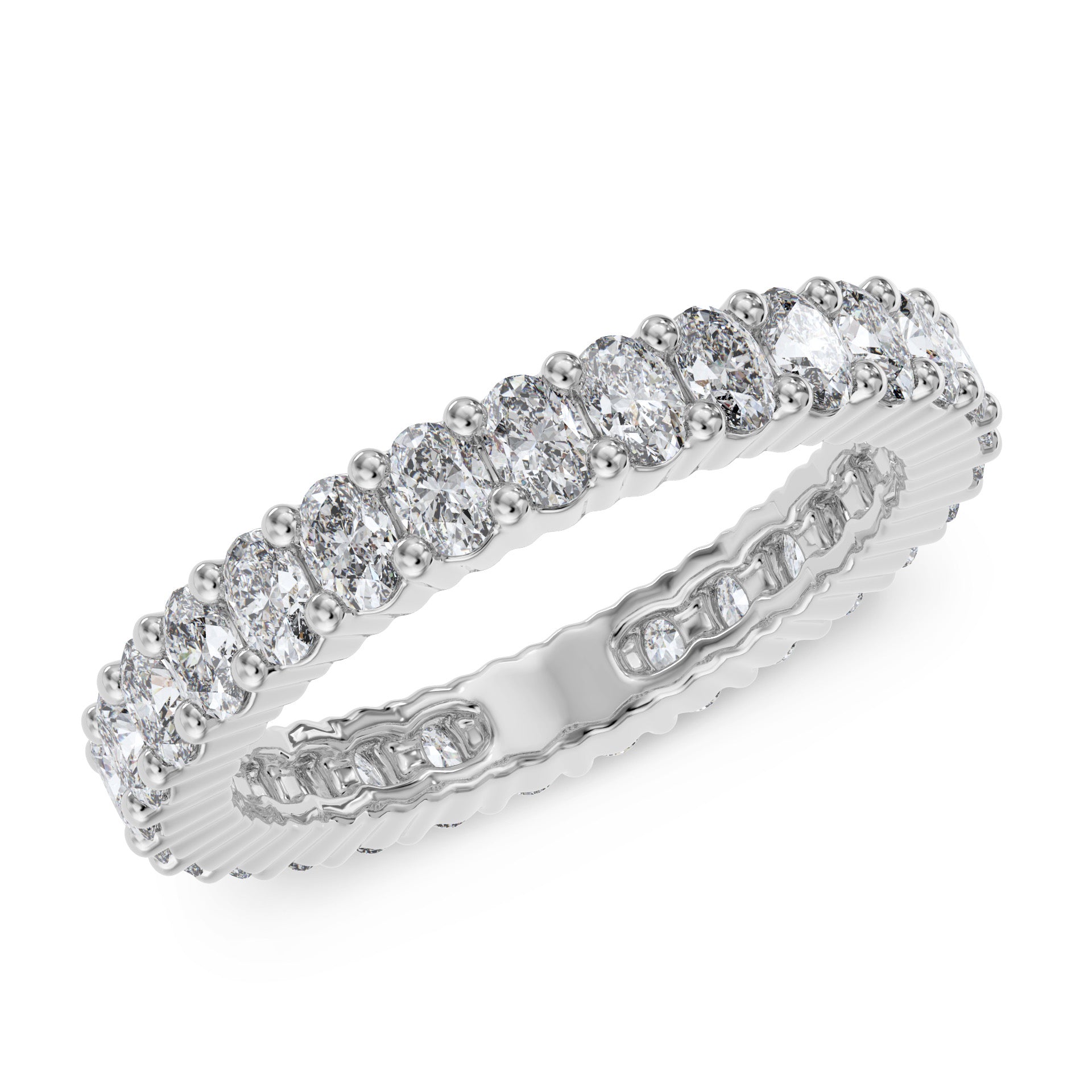 Oval Eternity ring