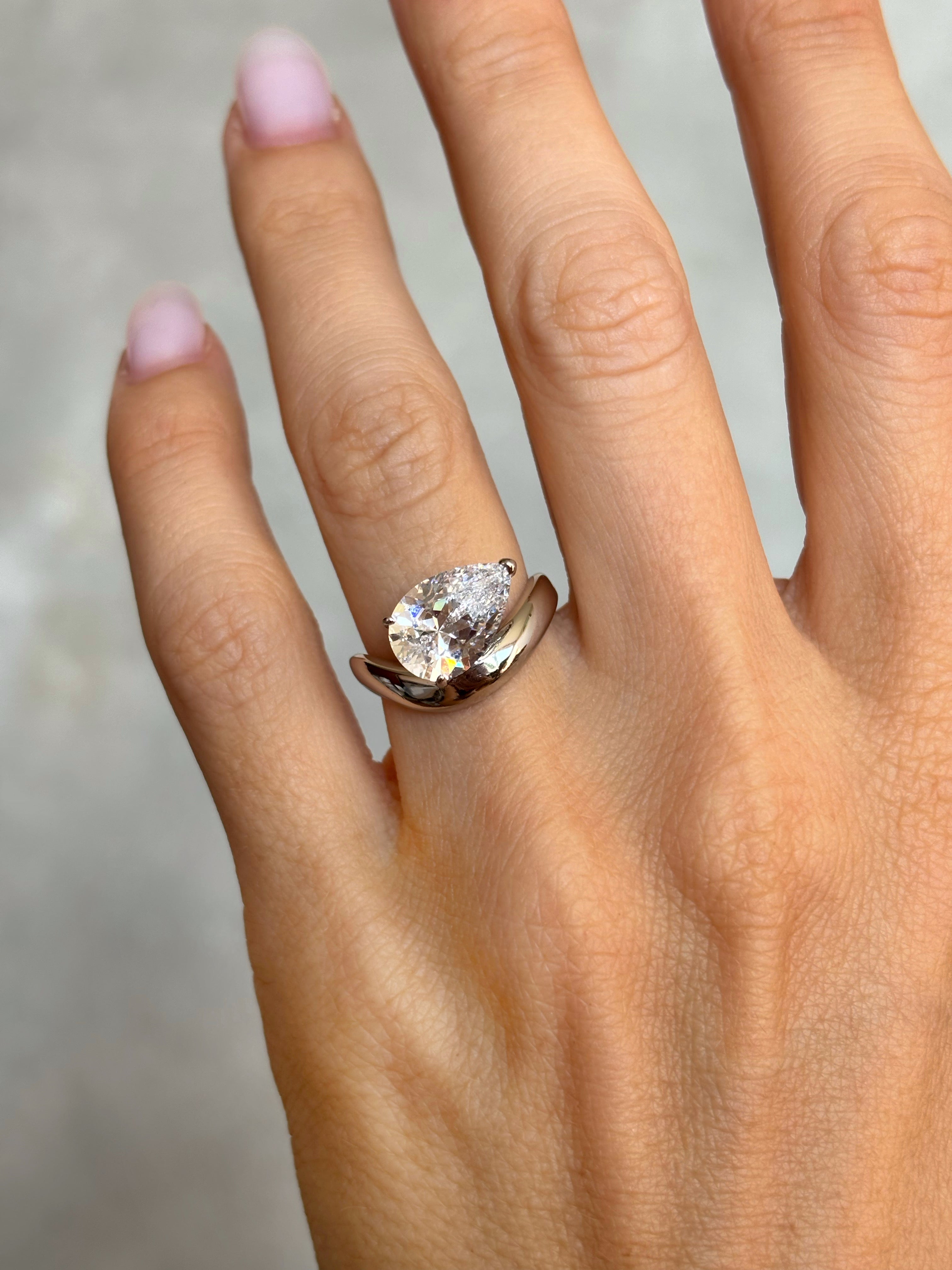 Chunky Pear ring
