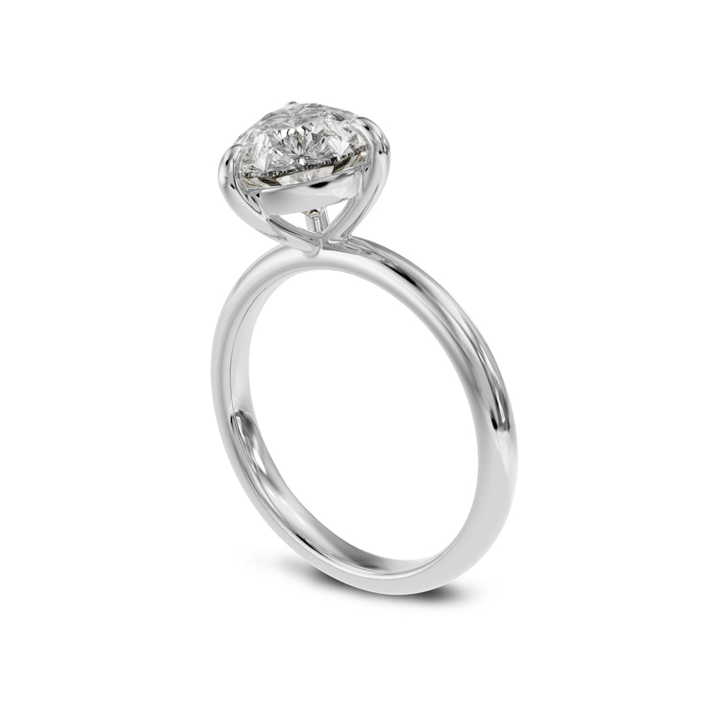Tilted Pear ring