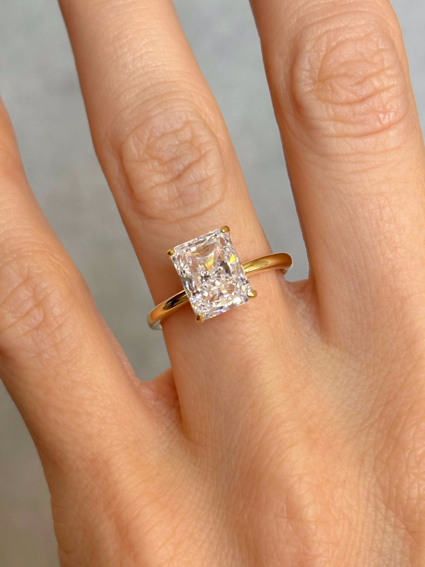 Radiant Cut ring
