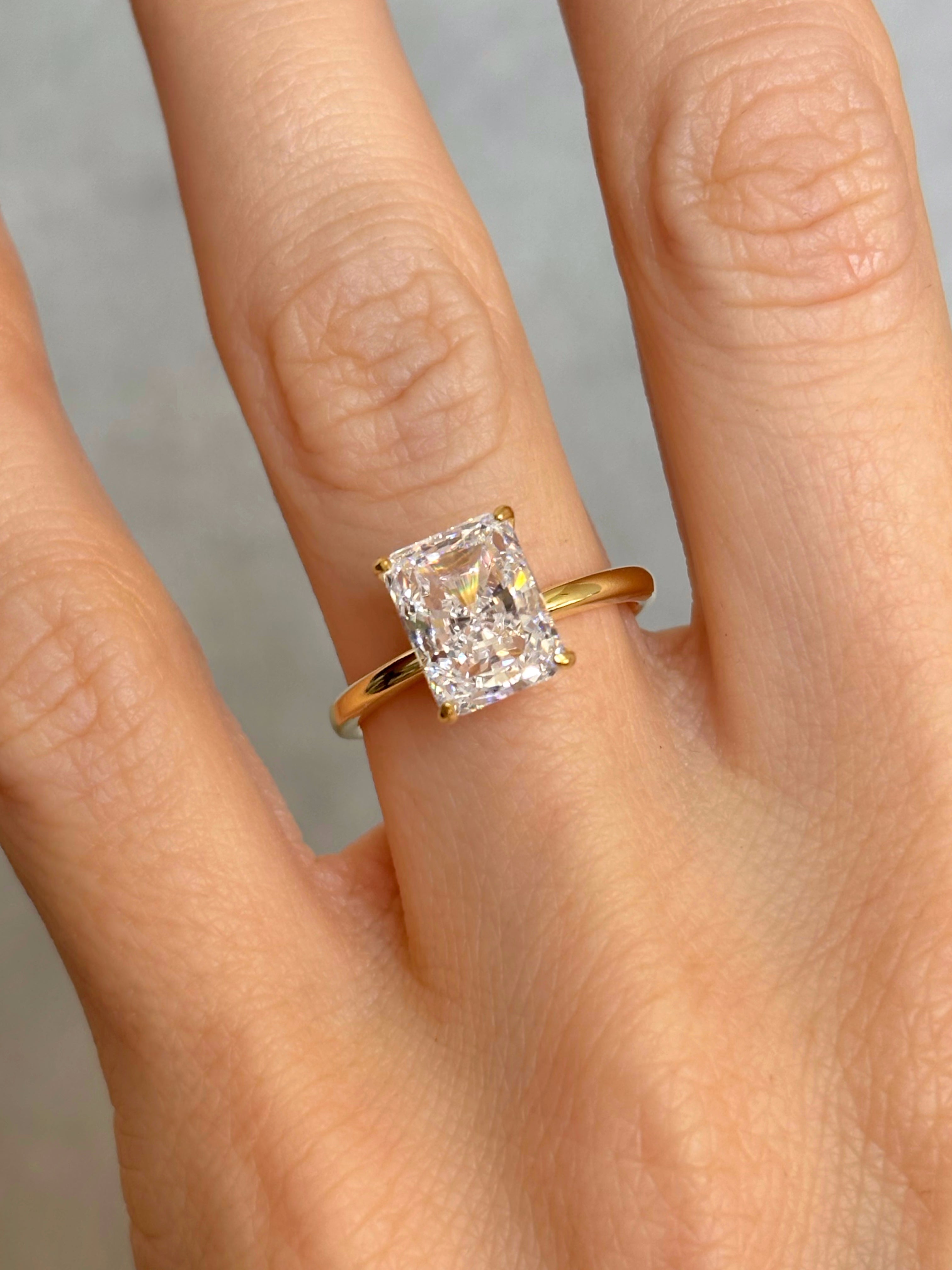 Radiant Cut ring