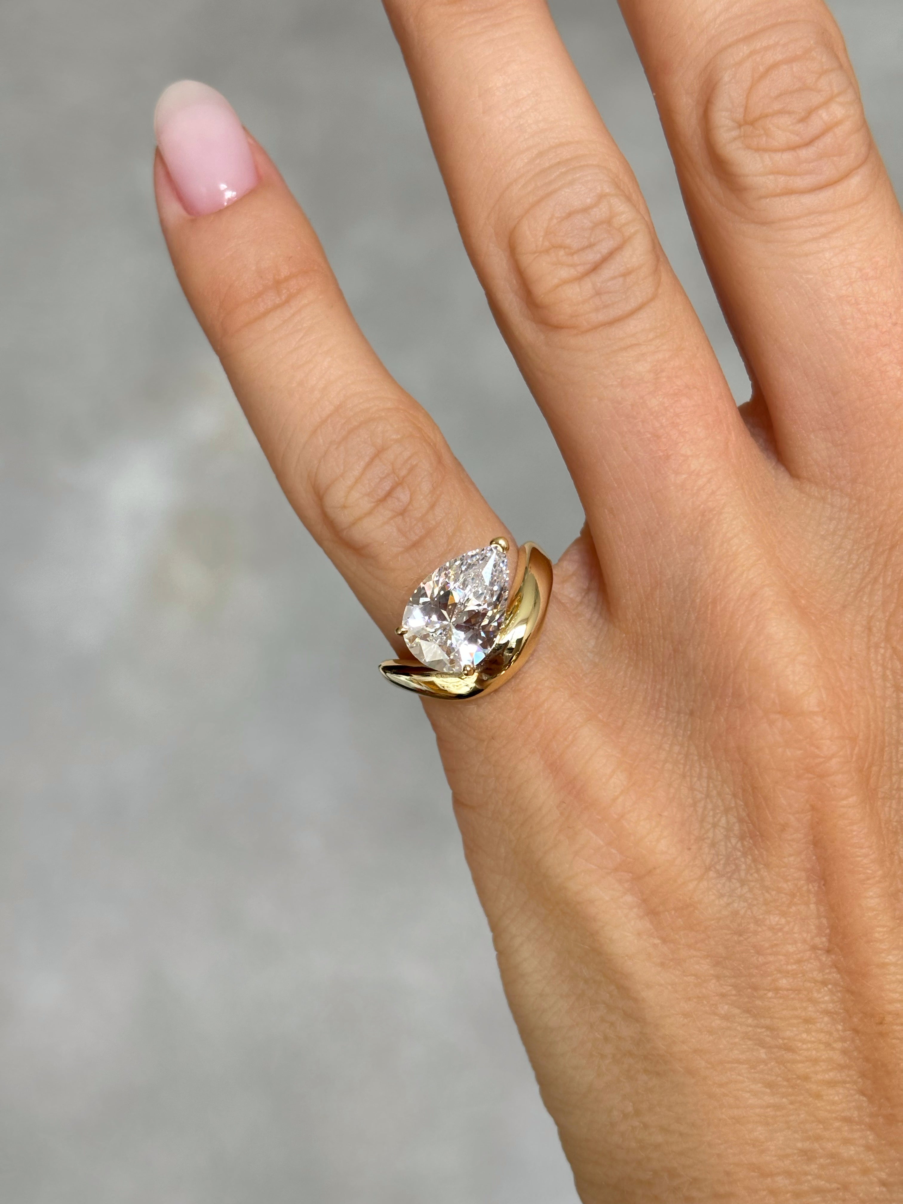 Chunky Pear ring