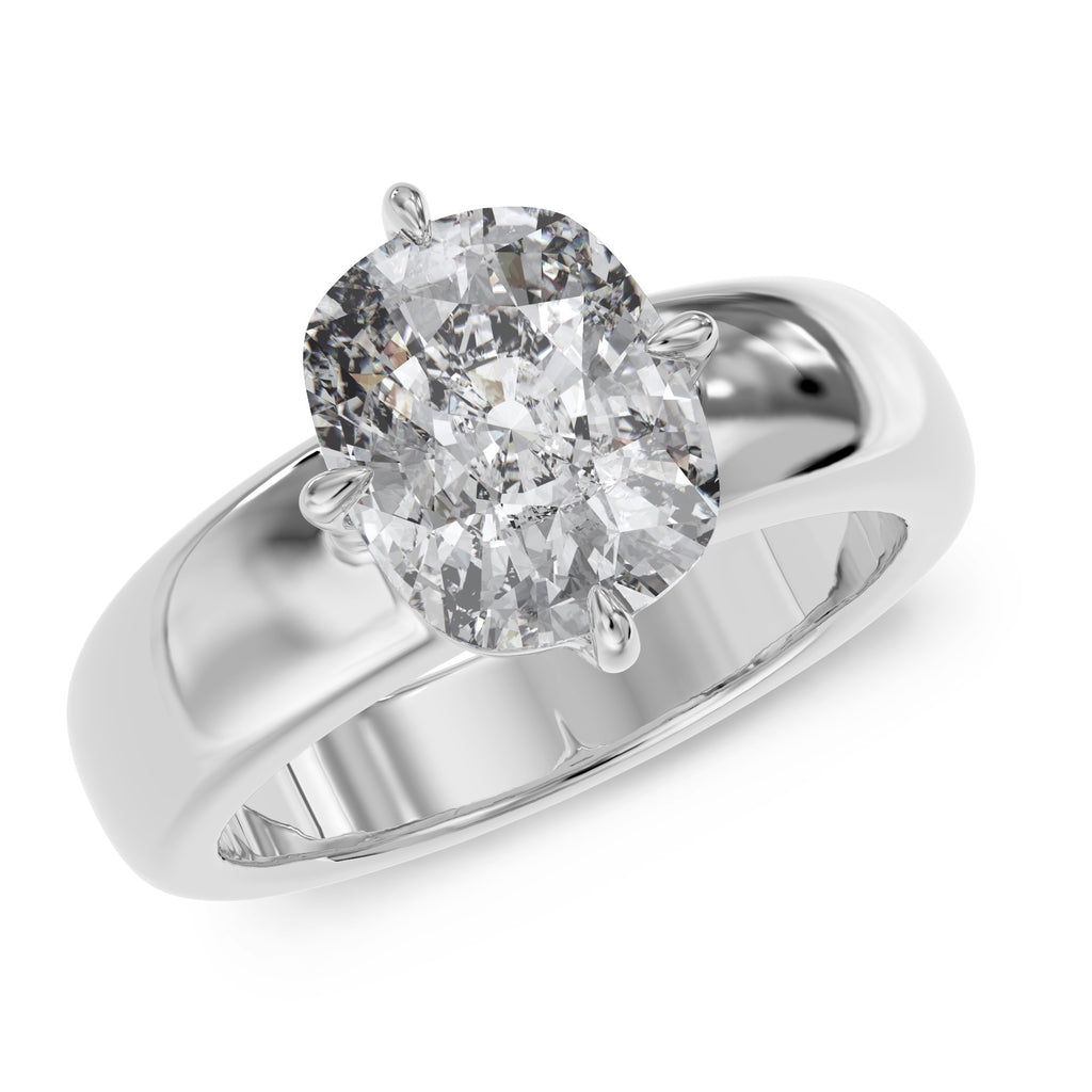 Chunky Cushion stone ring