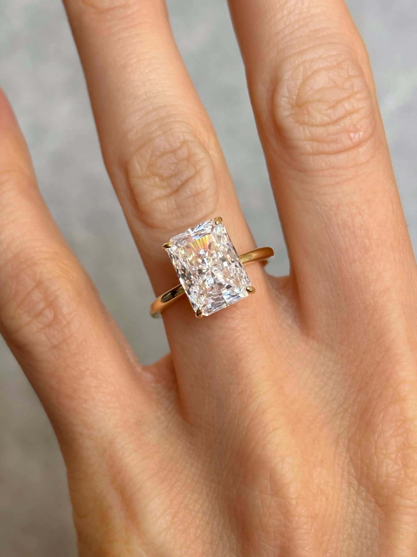Radiant Cut ring