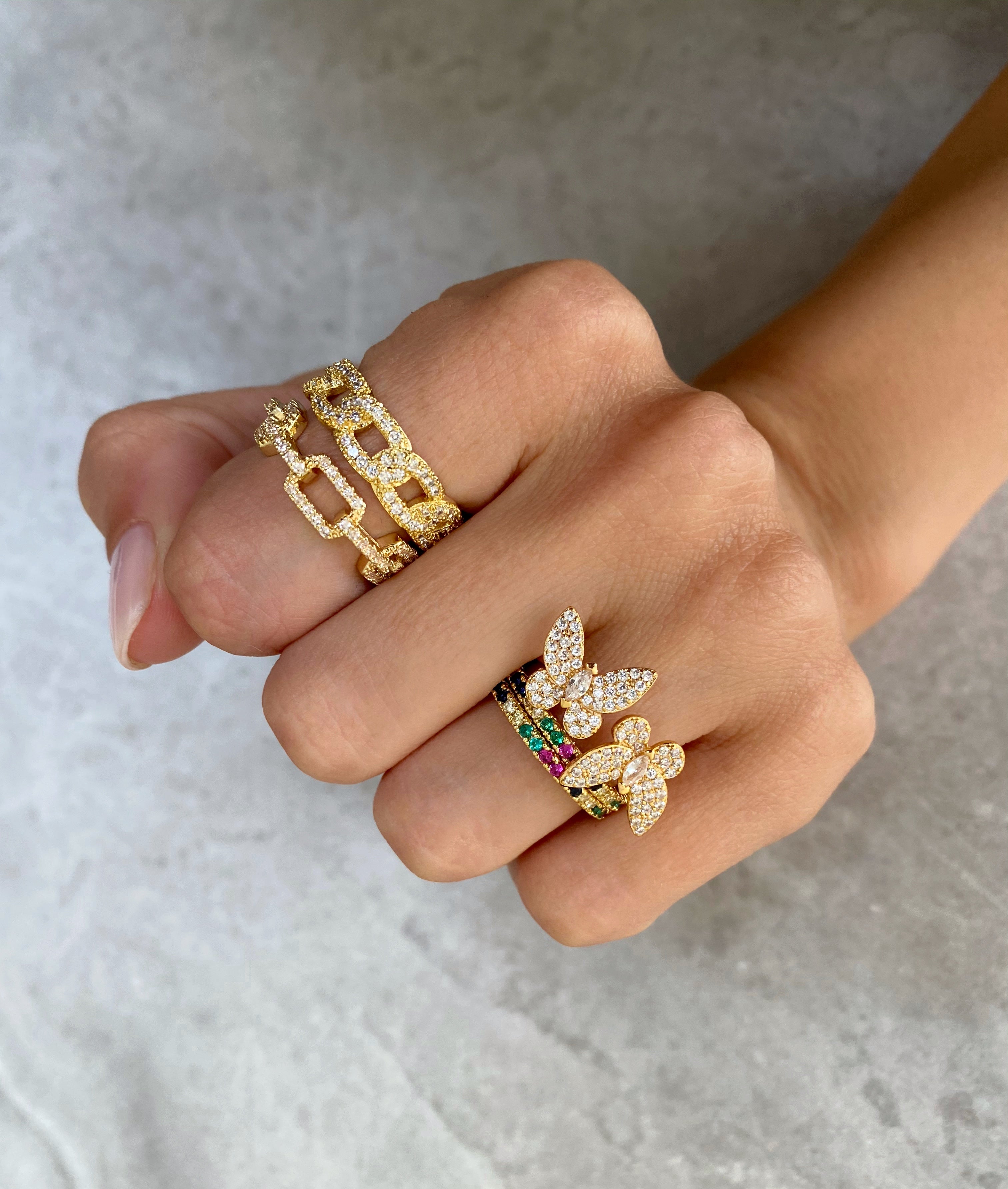 Butterfly ring