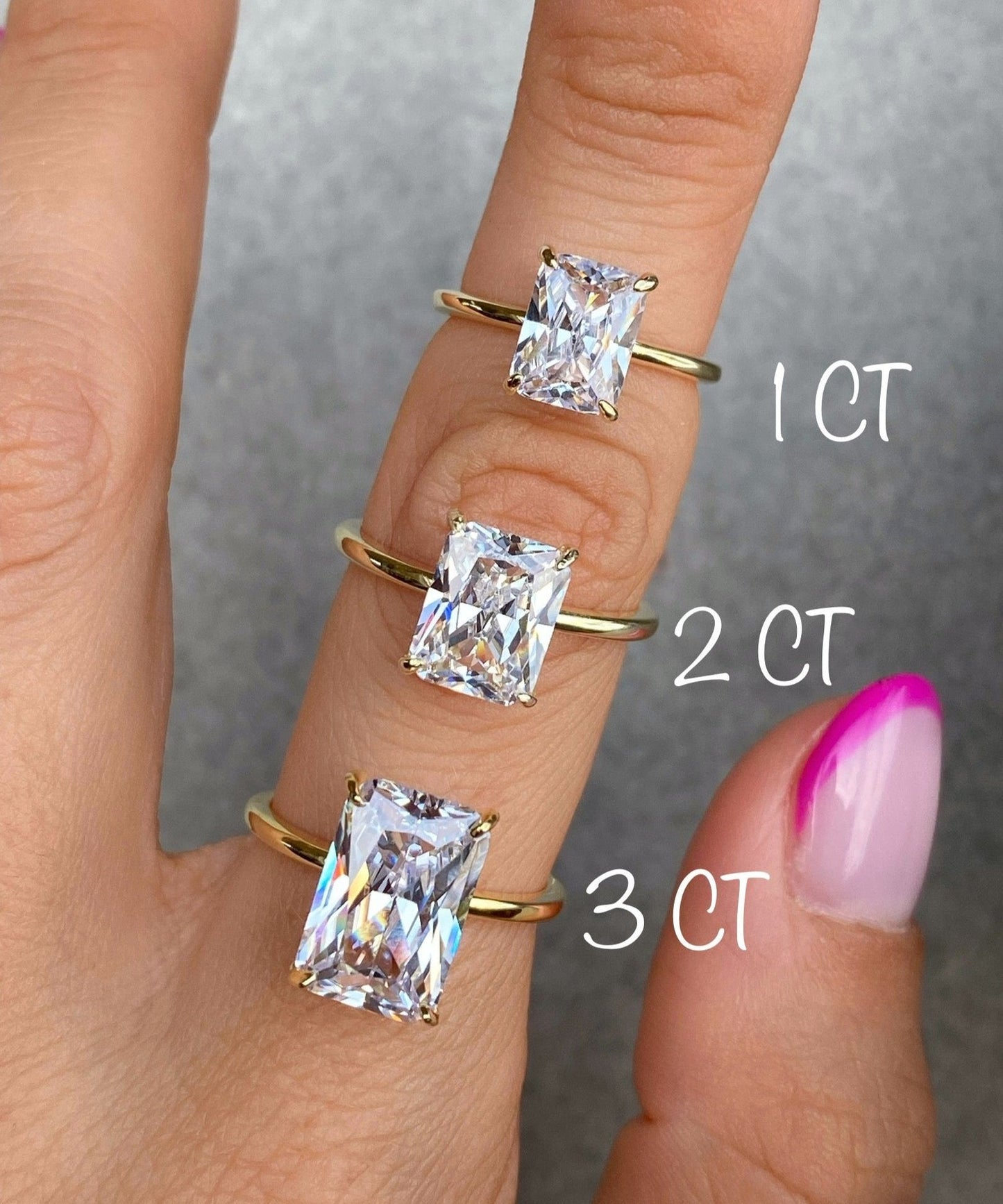 Radiant Cut ring