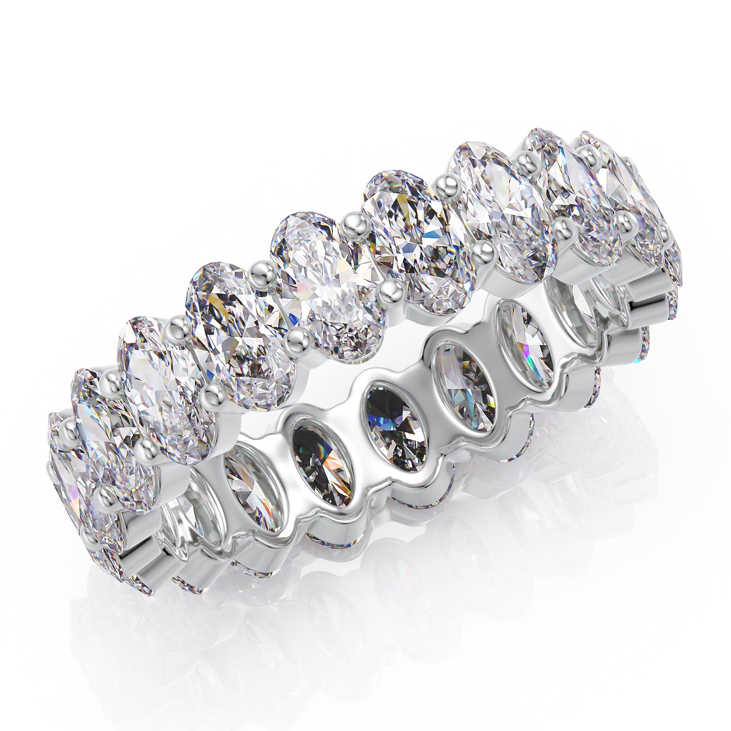 Oval Eternity ring