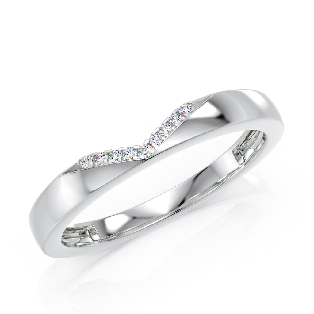 Diamond V shaped band