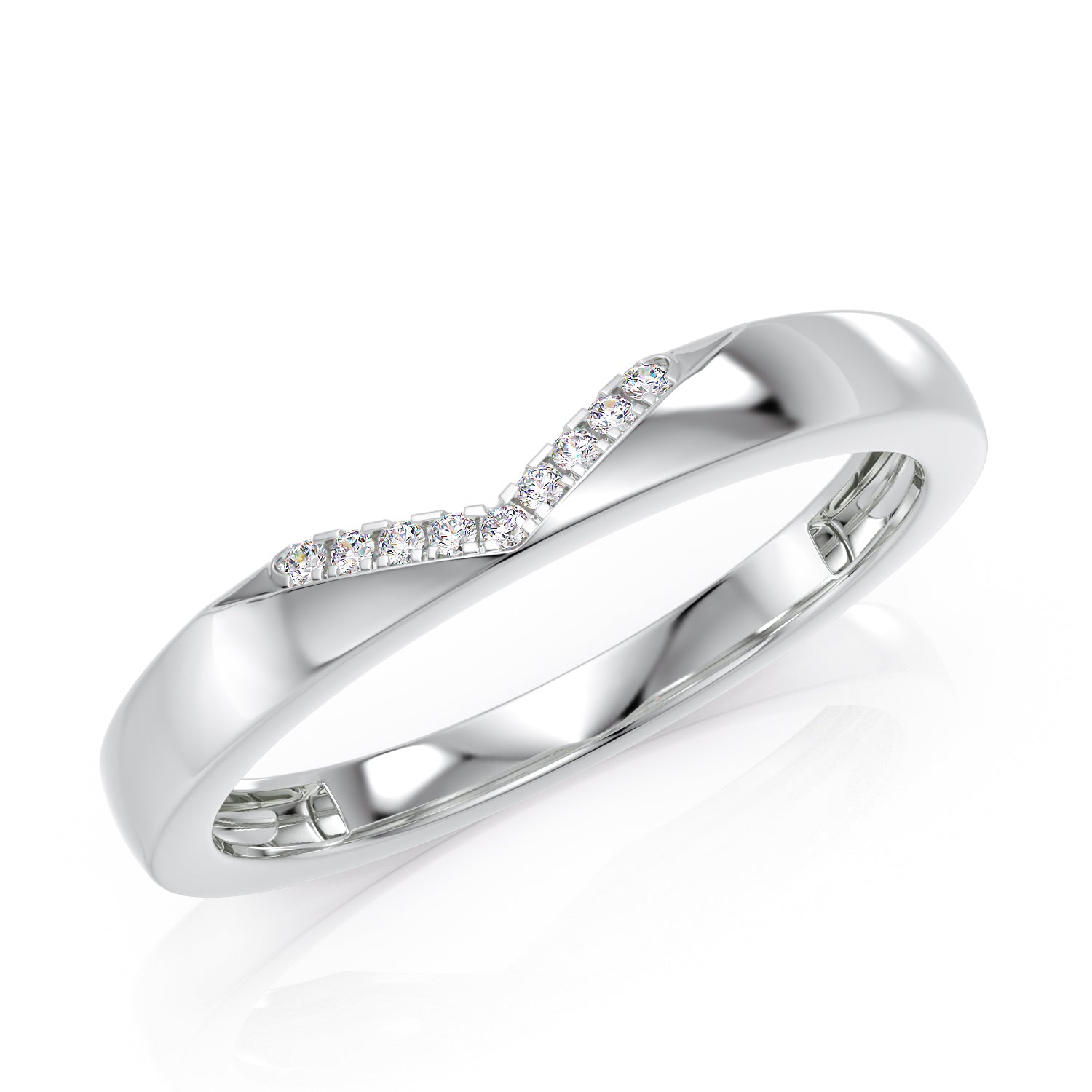 Diamond V shaped band