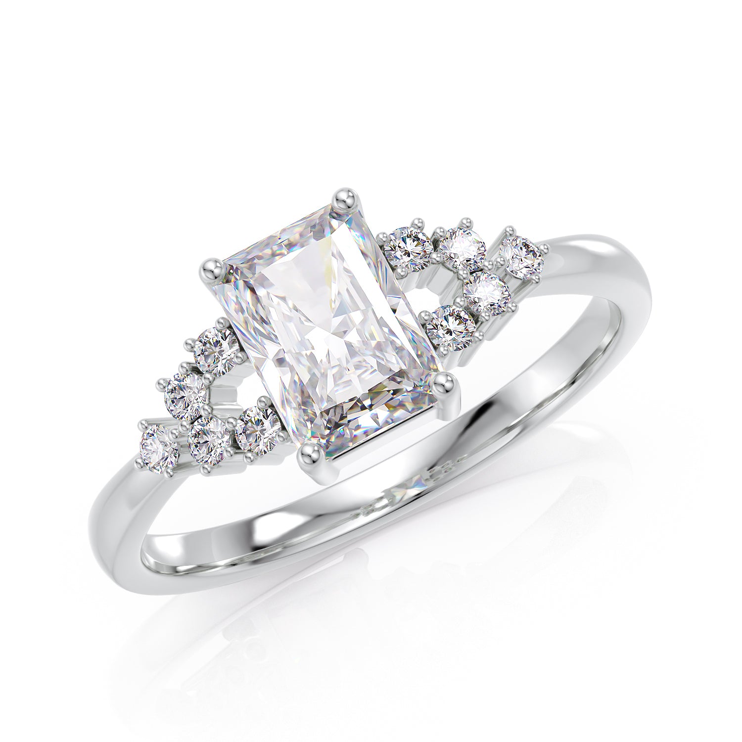 Radiant-Cut ring