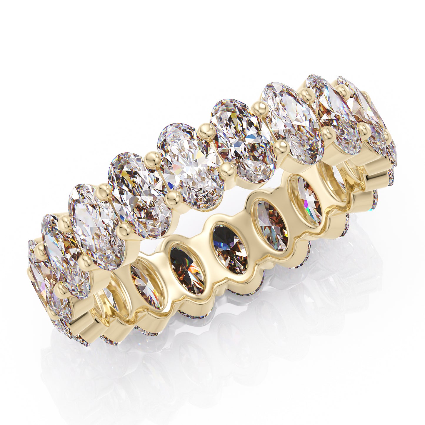 Oval Eternity ring