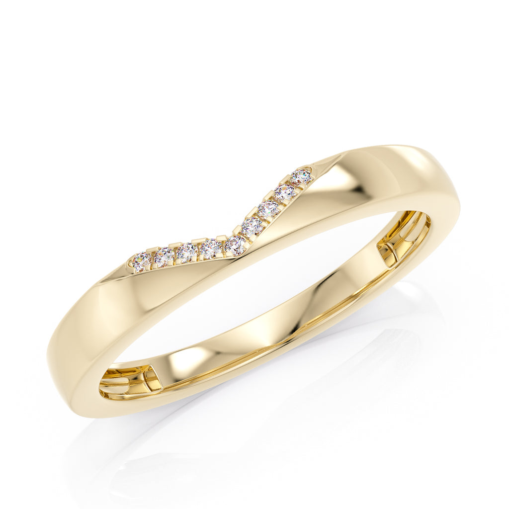 Diamond V shaped band