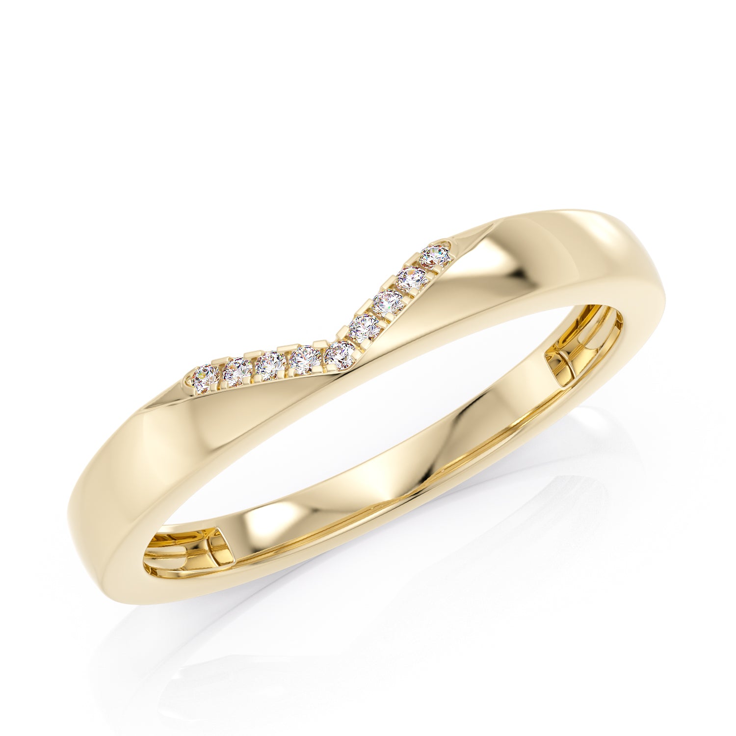 Diamond V shaped band