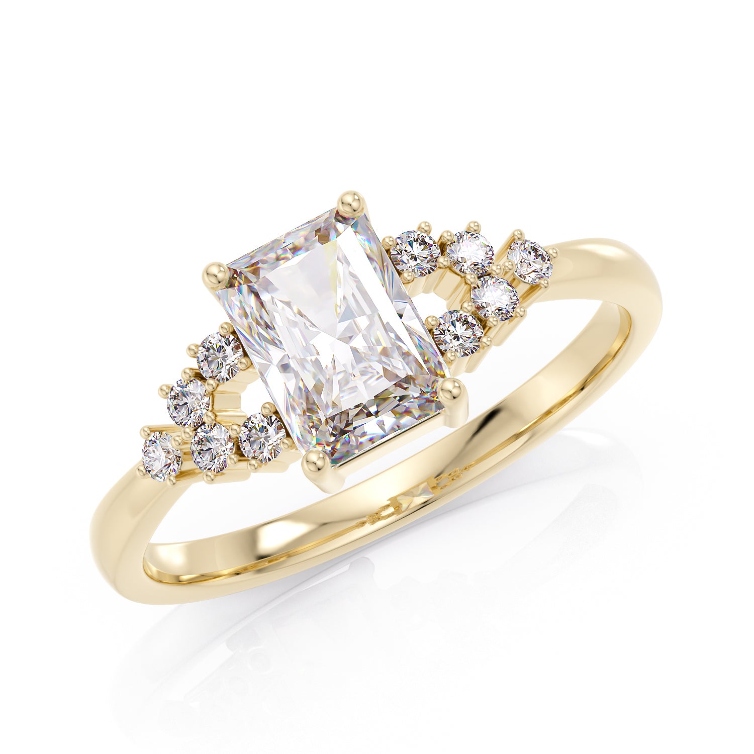 Radiant-Cut ring