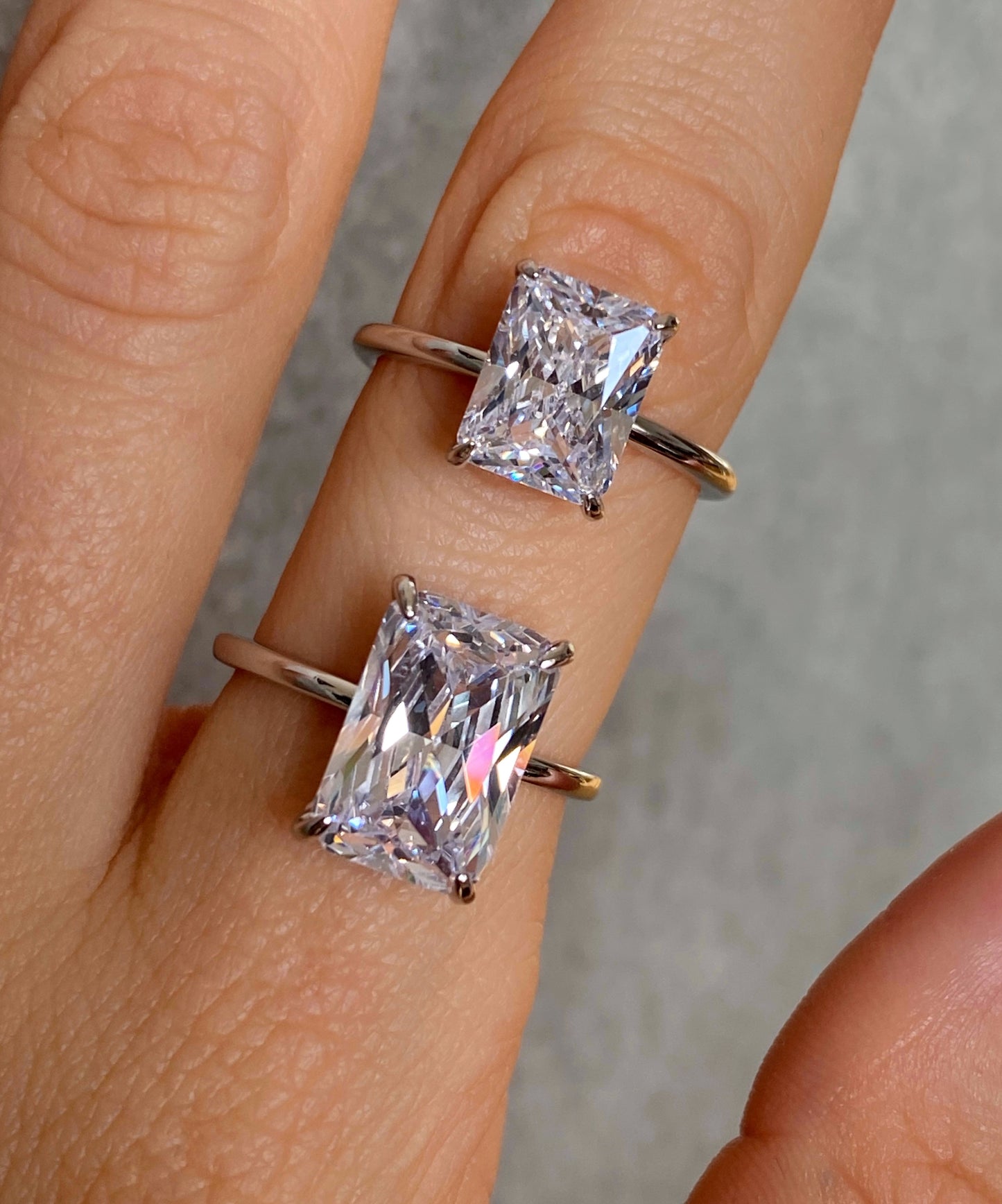 Radiant Cut ring